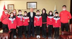 SPORCULAR BAŞKAN ZOLAN’I ZİYARET ETTİ