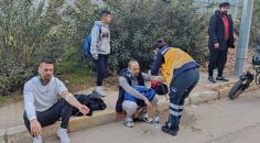 MAÇ SONRASI FUTBOLCULAR KAZA YAPTI