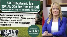 MERKEZEFENDİ’DE SÜT ÜRETİCİLERİNE 200 TON YEM DESTEĞİ