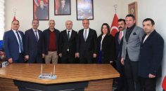 BAŞKAN ÖRKİ’DEN MHP İL BAŞKANI GARİP’E ZİYARET