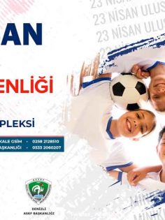 23 NİSAN MİNİKLER FUTBOL ŞÖLENİ BAŞLIYOR