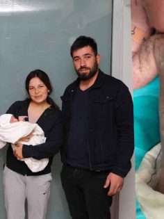 BAYRAM BEBEK HAYATA TUTUNDU