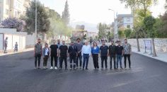 HÜDAİ ORAL CADDESİ YENİLENDİ