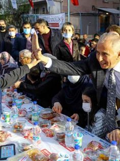 İFTAR SOFRASI BAĞBAŞI’NDA KURULDU