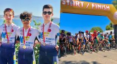 DENİZLİLİ BİSİKLETÇİLER PODYUMDA