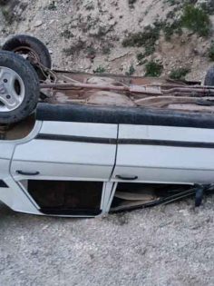 OTOMOBİL TAKLA ATTI: 1 YARALI