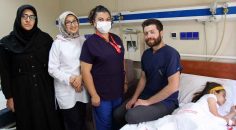 MİNİK FATMA NUR SAĞLIĞINA KAVUŞTU