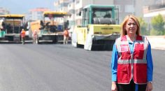 HÜSEYİN ÇOKAL CADDESİ’NDE BİRİNCİ ETAP TAMAMLANDI