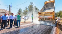 BÜYÜKŞEHİR’İN ASFALT SEFERBERLİĞİ SÜRÜYOR