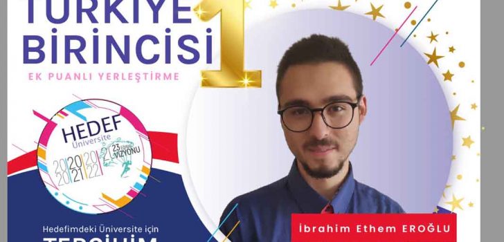 DENİZLİLİ ÖĞRENCİ TYT TÜRKİYE BİRİNCİSİ OLDU