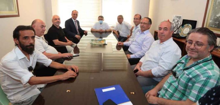 BAŞKAN ÖRKİ DGC’DE BASINLA BULUŞTU