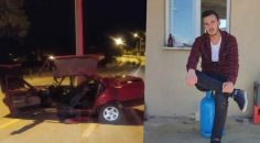 AYDINLATMA DİREĞİNE ÇARPAN GENÇ SÜRÜCÜ HAYATINI KAYBETTİ