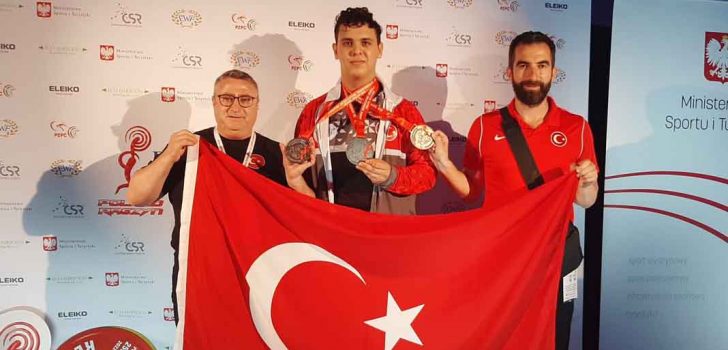 PAMUKKALELİ HALTERCİ AVRUPA ÜÇÜNCÜSÜ OLDU