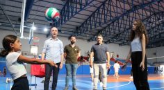 BAŞKAN ÖZBAŞ, YAZ SPOR OKULLARINI ZİYARET ETTİ