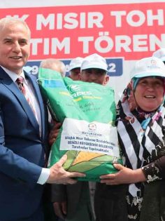 BÜYÜKŞEHİR’DEN BİN ÜRETİCİYE 100 TON TOHUM