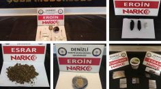 DENİZLİ’DE 14 ZEHİR TACİRİ TUTUKLANDI
