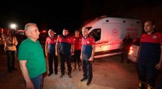 BÜYÜKŞEHİR’DEN SÖNDÜRME ÇALIŞMALARINA DESTEK