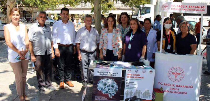 İL SAĞLIK BAYRAMYERİ’NDE STANT AÇTI