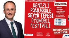 PAMUKKALE SEYİR TEPESİ OTOMOBİL FESTİVALİ 2 GÜN SÜRECEK