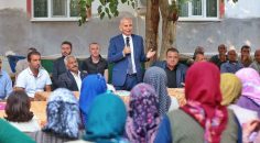 BAŞKAN ZOLAN BABADAĞLILARLA KUCAKLAŞTI