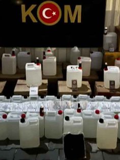 935 LİTRE ETİL ALKOL YAKALANDI