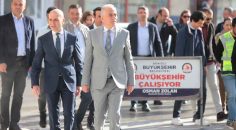 BÜYÜKŞEHİR’İN ASIRLIK HİZMETLERİ SÜRÜYOR