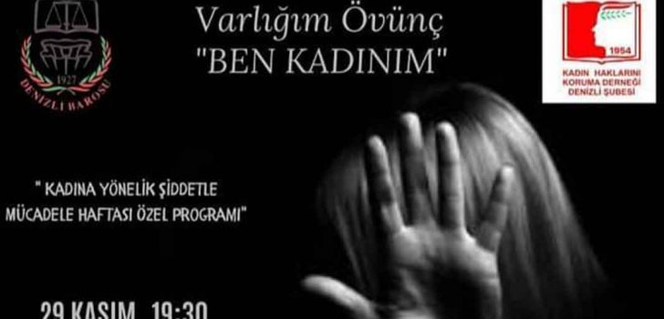 KADINA YÖNELİK ŞİDDETLE MÜCADELE HAFTASI’NA ÖZEL ETKİNLİK