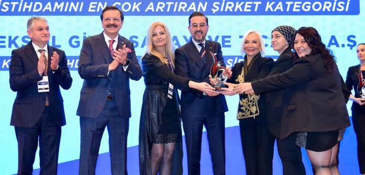 KADIN İSTİHDAMINI EN ÇOK ARTIRAN ŞİRKETLER ARASINDA 2. OLDU