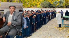 ŞEHİT BABASI SON YOLCULUĞUNA UĞURLANDI