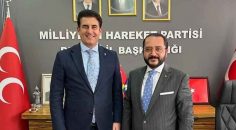 AK PARTİ, MHP İL BAŞKANI YILMAZ’I ZİYARET ETTİ
