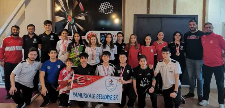 DARTÇILARDAN 12 MADALYA