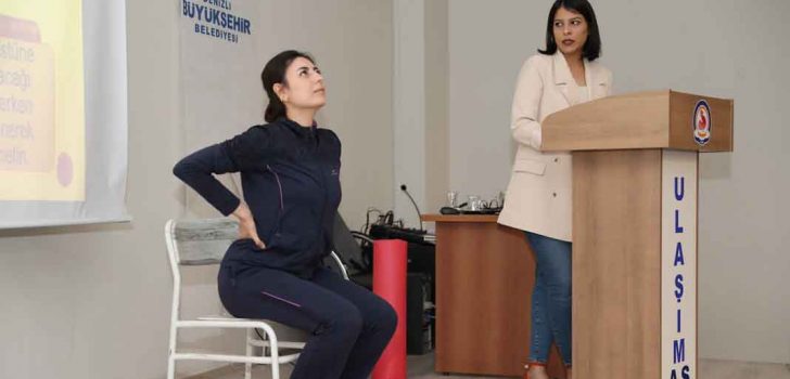 BÜYÜKŞEHİR’DE ŞOFÖRLERE OMURGA SAĞLIĞI EĞİTİMİ