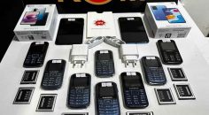 KAÇAK CEP TELEFONLARI ELE GEÇİRİLDİ