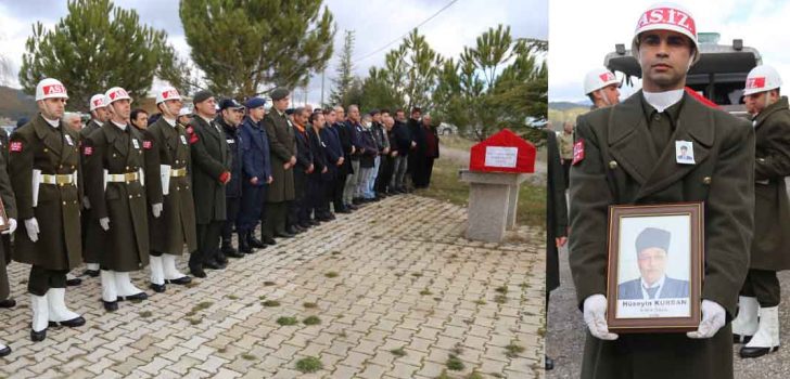 KIBRIS GAZİSİ SON YOLCULUĞUNA UĞURLANDI