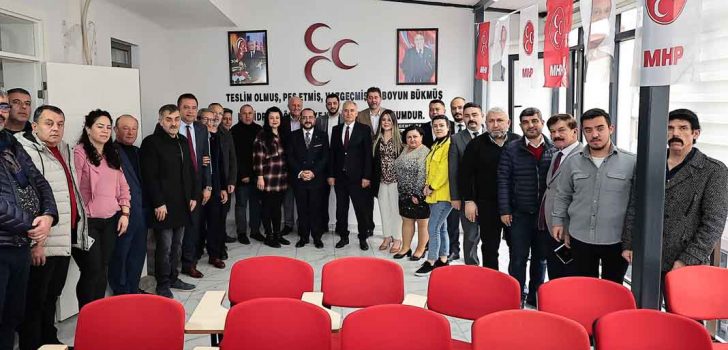 BAŞKAN ZOLAN’DAN MHP’YE ZİYARET