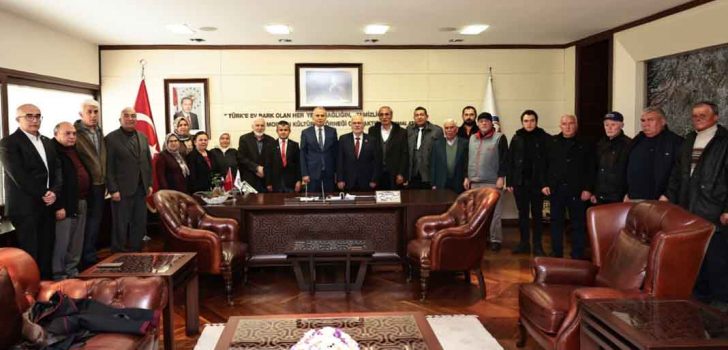 ŞEHİT YAKINLARINDAN BAŞKAN ZOLAN’A ZİYARET