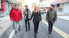 SEVİNDİK’DE YOL VE KALDIRIM ÇALIŞMALARINDA SONA GELİNDİ