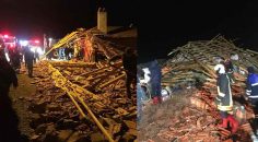 FIRTINA TAVAS’TA AHIRI ÇÖKERTTİ: 20 HAYVAN TELEF OLDU