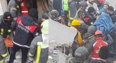 KÜÇÜK KIZI DEPREMDEN 56 SAAT SONRA KURTARDILAR