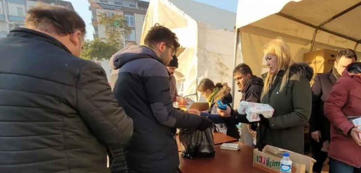 BAŞKAN ŞENİZ DOĞAN DEPREM BÖLGESİ HATAY’DA