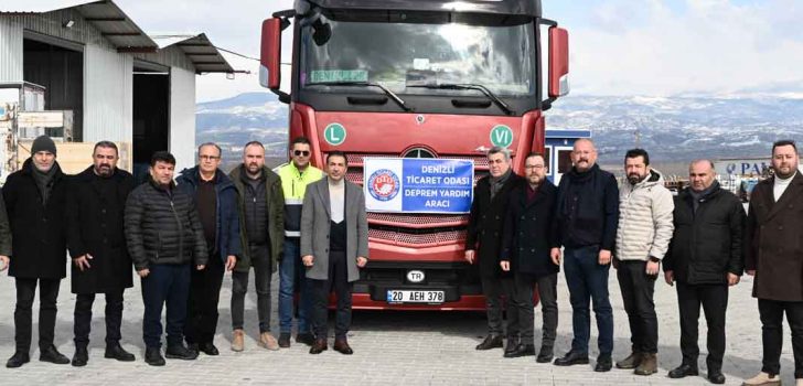 DTO, YARDIM TIRLARINI YOLA ÇIKARDI