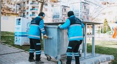 YER ALTI ÇÖP KONTEYNERİ 80 FARKLI NOKTAYA YERLEŞTİRİLDİ