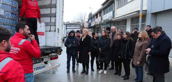 MERKEZEFENDİ’NİN İLK KONVOYU AFETZEDELER İÇİN YOLA ÇIKTI
