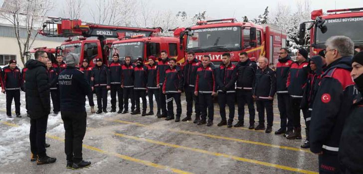 BÜYÜKŞEHİR EKİPLERİ DEPREM BÖLGESİNE GİTTİ