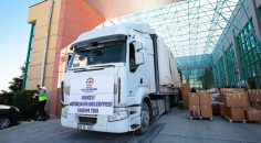 BÜYÜKŞEHİR’DEN DEPREM BÖLGESİNE 35 TIR
