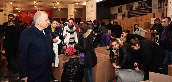 BÜYÜKŞEHİR İLK YARDIM TIRI YOLA ÇIKTI