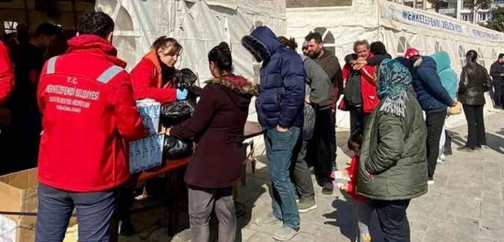 MERKEZEFENDİ BELEDİYESİ, HATAY’DA 7/24 MESAİDE