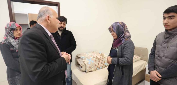 120 DEPREMZEDE GSB YURTLARINA YERLEŞTİ