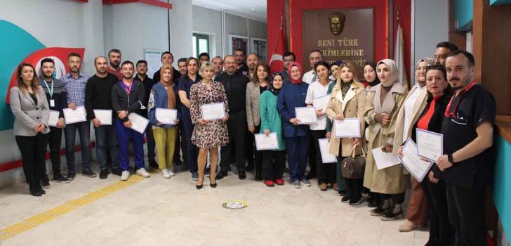 BÖLGEDE GÖREV YAPAN PERSONELE TEŞEKKÜR BELGESİ