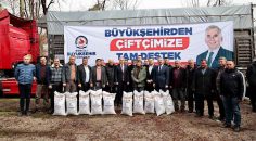 BÜYÜKŞEHİR’DEN ÇİFTÇİLERE 94 TON NOHUT TOHUMU DESTEĞİ
